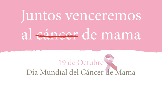 El próximo 19 de octubre se celebrará el Día Internacional Contra el Cáncer de Mama. ¡Súmate al rosa!